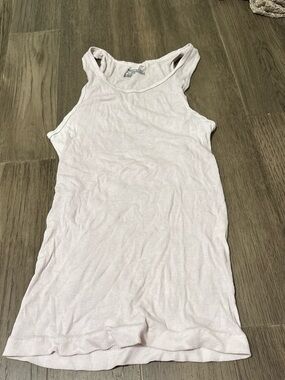 Amazon Essentials White Ribbed Slim Tank